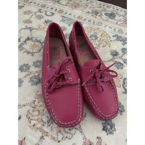 Womens Slip On Shoes Leather Preowned Lily Pulitzer 8.5